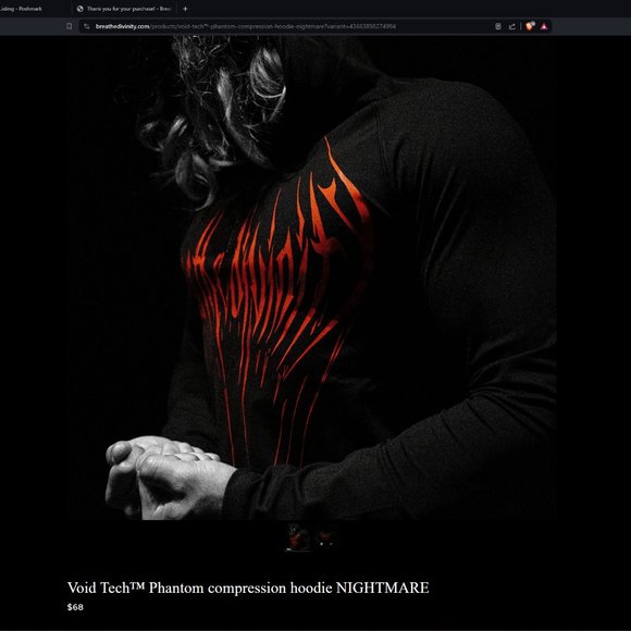 Void Tech™ Phantom compression hoodie NIGHTMARE - Picture 1 of 1